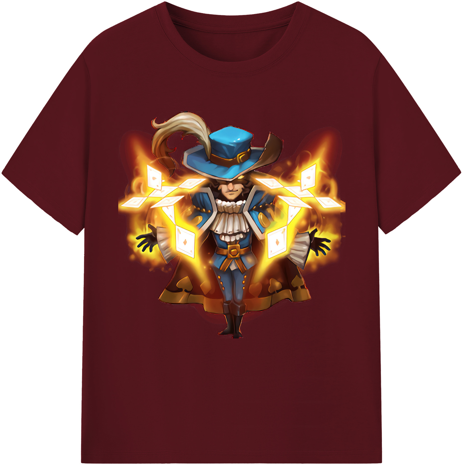 リーグ・オブ・レジェンド League of Legends LOL 綿100％半袖Tシャツ（フロントプリント）